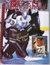 Ice Hockey Goaltender Manon Rhéaume Signed Autographed Beckett Magazine picture