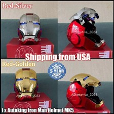Iron Man Helmet Autoking MK5 MK50 Voice-controlled Transform Mask Cosplay Prop picture