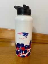 Go Patriots Large Stainless Steel Water Bottle picture