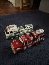 Hess 2016 Toy Truck and Dragster Red Fire Truck Hess Truck 2017 READ DESCRIPTION picture
