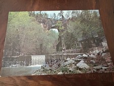 View of Natural Bridge and Water Falls Natural Bridge Virginia Postcard picture