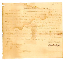 1839 Election Inspectors Oath Manuscript Signed Finch Bomberger Early Voting Law picture