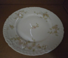 Haviland FRANCE 9 inch plate  Green Rose Pink Ribbon picture