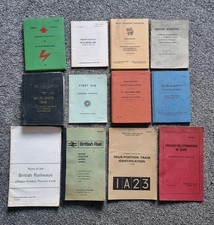 Vintage British Railways Employees Book Bundle Collectable  picture