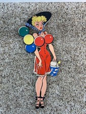 Rare 1951 Dolly Toy Co Gay 90’s Rumpus Room Pin-Up “Balloons” 15