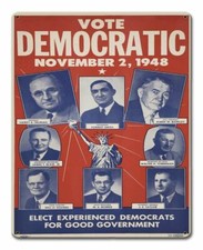 VOTE DEMOCRATIC 1948 PRES TRUMAN 15