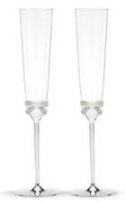 Kate Spade Grace Avenue Champagne Toasting Flute Pair Set of 2 New In Box picture
