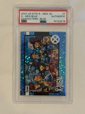 Kith x Marvel X-Men 1/50 Blue Strike Force Limited Edition PSA Card picture