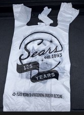 Sears Roebuck And Co Plastic Bag Final Year Before Bankruptcy 125 Years 2018 picture