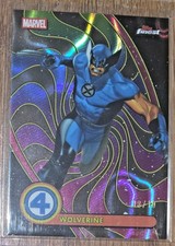 Fantastic Four 2026 Topps Finest  Wolverine 8/10 Negative Zone Black Refractor picture