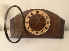 Vintage Junghans German Mantel Clock Mechanical Westminster Chime Working Pendul picture