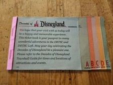 Decades of Disneyland souvenir Diamond Celebration information booklet Disney picture