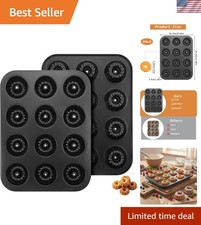 2 Pcs Mini Pount Cake Pan, 12-Cavity Non-Stick Carbon Steel Baking Mold picture