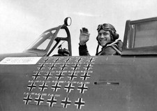 WWII B&W Photo Col. Robert Johnson P-47 Ace  WW2 World War Two USAAF  /1077 picture
