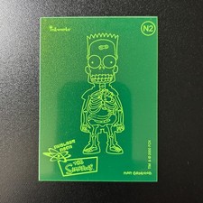 2000 Skybox The Simpsons Anniversary Nuclear Neon Chase N2 Bart Rare SP picture