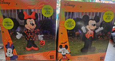 Gemmy 3.5ft Tall Disney's Mickey & Minnie Halloween Couple Inflatables picture