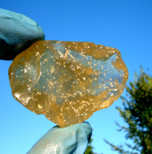 Libyan Desert Glass Meteorite Tektite impact specimen( 150 crt)Cristobalite Gem picture