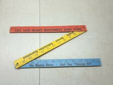 Montgomery Ward Folding Yard Stick Vintage Advertising Promotional Giveaway  picture