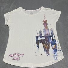 Disney Parks Disney World Resort T Shirt Womens XL 2017 Cinderella's Castle picture