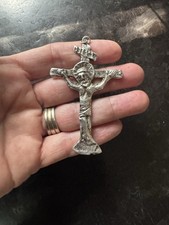 Lg VTG Crucifix Denmark 830 S Silver Artisan IN Necklace picture