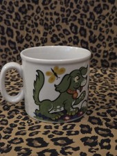 Vintage 1970s Gubor Mug Cat Dog Mice Studio Fischer & Fischer Germany Retro Cup picture