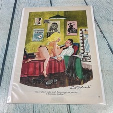 1997 Sexy Adult Cartoon Headliner Vtg Print Ad/Poster Pinup Art Magazine Page picture