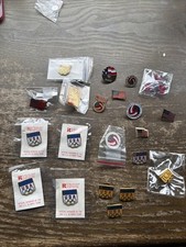 Lot of 20 Vintage Olympic Games Team USA Volleyball Team Pins 1988 & 92 Rare picture