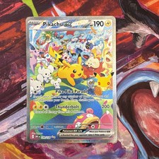 Pikachu Ex Special Illustration Rare - 149/128 - ME 30th Celebration Pokemon TCG picture