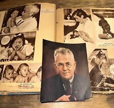Vintage Dionne Quintuplets Scrapbook Newspaper Clippings Lots Of Great Pics picture