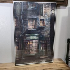 Harry Potter Flourish and Blotts Framed Art Print Poster Diagon Alley Bookshop picture