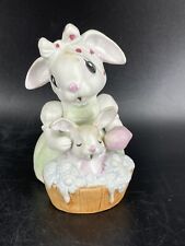 Vintage Fabrizio Easter Mother Bunny Bath Baby Rabbit Tub George Good Figurine picture
