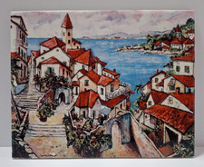 Jonas Gerard Porcealin Ceramic Tile Wall Art Marina de Campo picture
