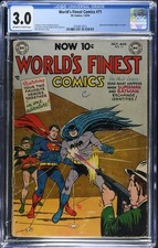 World's Finest #71 CGC 3.0 1st Batman & Superman Team-Up Story DC Key 1954 Swan picture