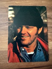 Rare Jack Nicholson Vintage Turkish Postcard The Shining Batman Hollywood picture