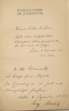 Germany Book Jewish Judaica 1913 Frankfurt Soziale Ethik im Judentum Philosophy picture