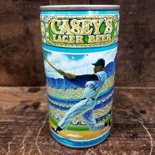 Monti Irvin NY Giants Vintage Casey's Lager 12 oz Beer Steel Can picture