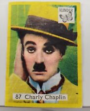 Charly Chaplin Vlinder Matchbox Labels Trading Cards Film TV and Music Stars picture