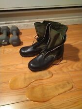NOS Genuine Vietnam Jungle Boots ROSEARCH 1988 PANAMA Sole Size 9W picture