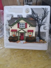 🚨 Department 56 Halloween Hauntsburg House #55058 The Snow Village Retired picture