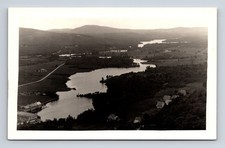 RPPC Aerial View of Camden Maine ME Ice House Real Photo Postcard picture