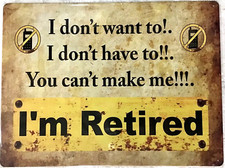FREE SHIPPING BUY or make OFFER B4 its SOLD Retired funny new 12x16 TIN SIGN picture