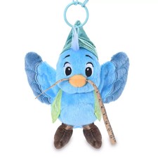 Disney Store Bluebird Plush Toy Keychain Blue Pearl Cinderella Japan US STOCK picture