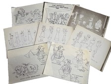 Vintage The Jetsons 1984 Prop Model Sheet Print Lot 8 Pages Rosie Astro picture