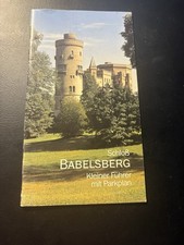 1992 Schloss Babelsberg Kleiner Fuhrer Parkplan Potsdam Prussian Palace Guide picture