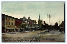 c1910 Broad Street East High Street Exterior View Burlington New Jersey Postcard picture