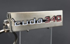 Plymouth Cuda 340 emblem keychains. Single sided, 3mm thick painted- 64 picture
