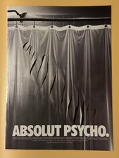 1997 Absolut Vodka Psycho Vintage Print Ad picture