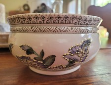 Vintage Moriage (?) Pottery Marked STAR 5. Crock, Bowl, Pot. Nice picture