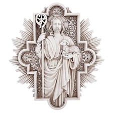Christ The Good Shepherd Plaque Wonderful Addition To Any Home & Garden Decor picture
