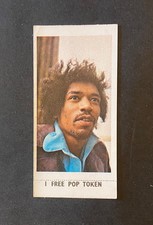 RARE 1970 LYONS MAID POP SCENE JIMI HENDRIX WITH TOKEN picture